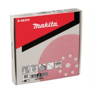Makita B-68395 Schleifpapier K80 für Langhalsschleifer DSL800ZU 25 Stk.