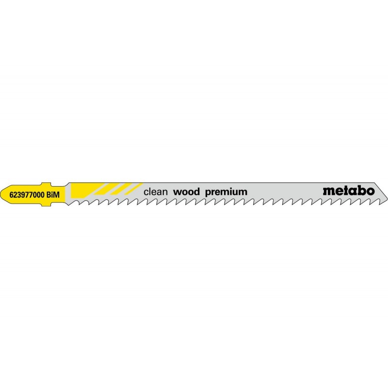 Metabo Stichsägeblätter clean wood premium 105/30 mm - 5 Stk. - 623977000