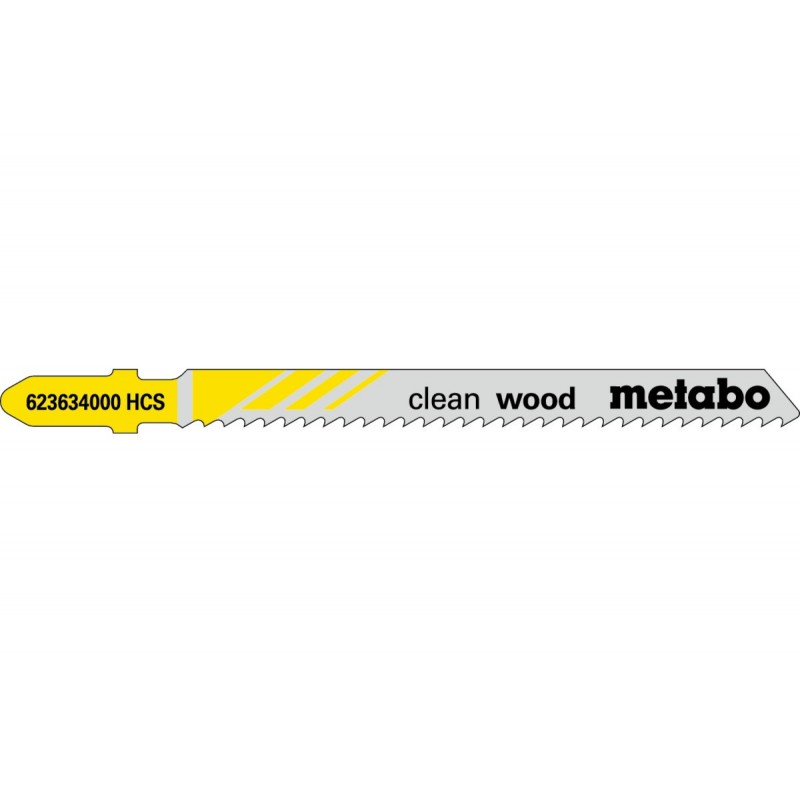 Metabo Stichsägeblätter clean wood 74/25 mm - 5 Stk. - 623634000