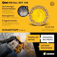 Amboss Set 9  6-125 mm Diamant-Lochsägen -Trennscheiben und -Schleiftopf - 859-690054