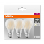 OSRAM LED-Glühlampe Warmwei Filament Matt E27 3er Pack - 4058075819351