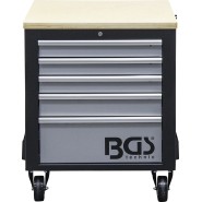 BGS Werkstattwagen - 2 x 5 Schubladen - 1 Schrank - leer - 4199