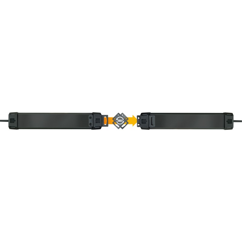 Brennenstuhl Aufhängelasche für Premium-Line Steckdosenleiste schwarz - 0154390