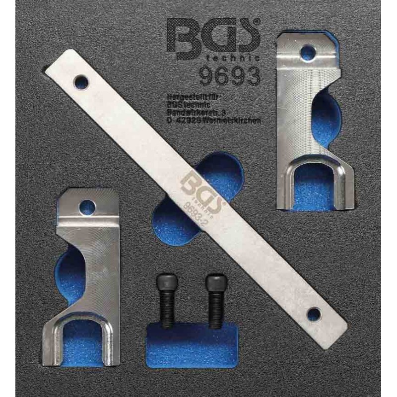 BGS Werkstattwageneinlage 1/6: Ausgleichswellen-Einstellwerkzeug-Satz - für Mercedes-Benz OM651 - 9693