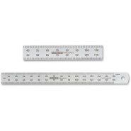 Axminster Präzisions-Massstab, metrisch, 150mm, Edelstahl - 104517_89560