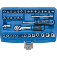 BGS Steckschlüssel-Satz Gear Lock - Antrieb 63 mm 1/4 - 39-tlg. - 2151