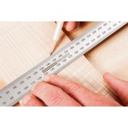 Axminster Präzisions-Massstab metrisch 300 mm Edelstahl - 104519