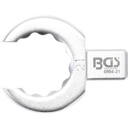 BGS Einsteck-Ringschlüssel offen 21mm Aufnahme 9x12mm - 6904-21
