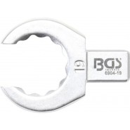 BGS Einsteck-Ringschlüssel offen 19 mm Aufnahme 9x12 mm - 6904-19_96156