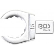 BGS Einsteck-Ringschlüssel offen 16 mm Aufnahme 9x12mm - 6904-16