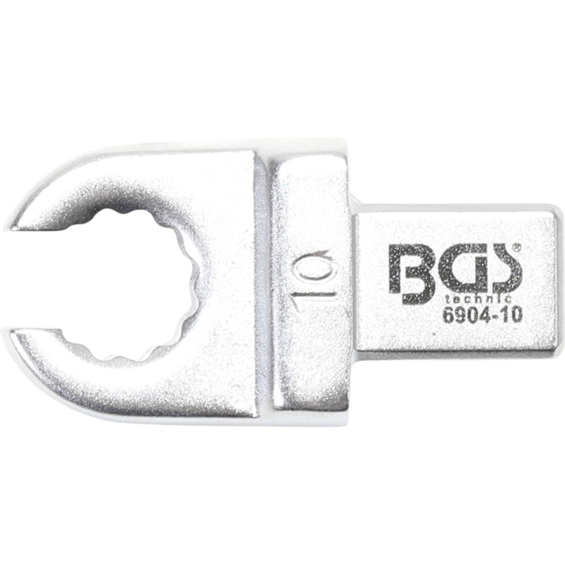 BGS Einsteck-Ringschlüssel offen 10 mm Aufnahme 9x12mm - 6904-10