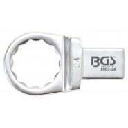 BGS Einsteck-Ringschlüssel 24mm Aufnahme 14x18 - 6903-24