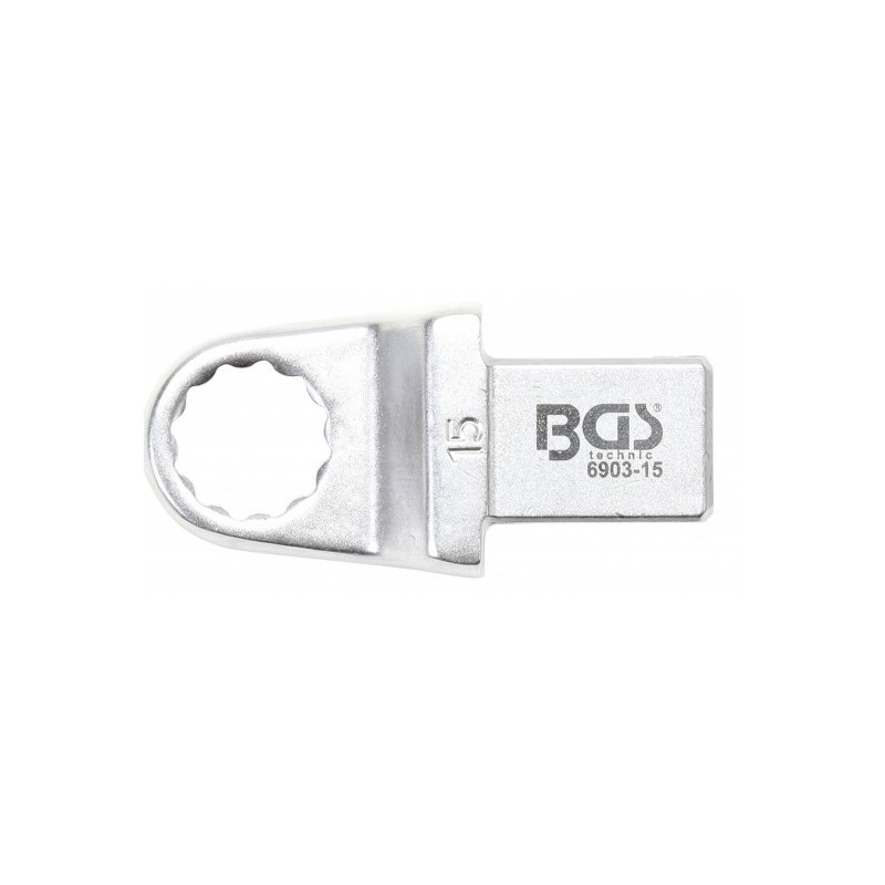 BGS Einsteck-Ringschlüssel 15mm Aufnahme 14x18 - 6903-15