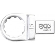 BGS Einsteck-Ringschlüssel 15mm Aufnahme 9x12mm - 6902-15_96371