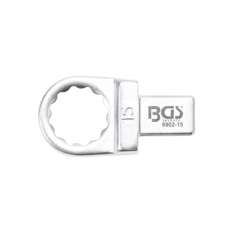 BGS Einsteck-Ringschlüssel 15mm Aufnahme 9x12mm - 6902-15