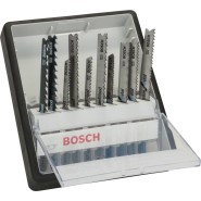 Bosch 10-teiliges Stichsägeblatt-Set Wood and Metal Robust Line - 2607010542