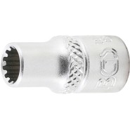 4 mm .. Steckschlüssel-Einsatz Gear Lock 6,3 tief 13 mm 1/4 