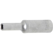 BGS Steckschlüssel-Einsatz Gear Lock, tief - Antrieb Innenvierkant 6,3 mm (1/4") - SW 4 mm - 10154_98181