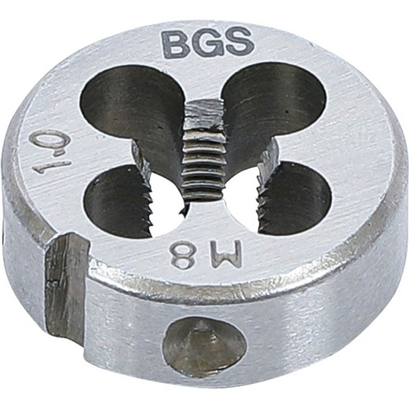 BGS Gewindeschneideisen M8 x 10 x 25 mm - 1900-M8X1.0-S