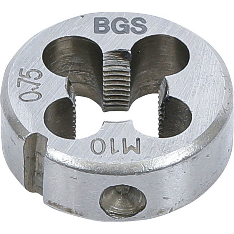 BGS Gewindeschneideisen M10 x 075 x 25 mm - 1900-M10X0.75-S