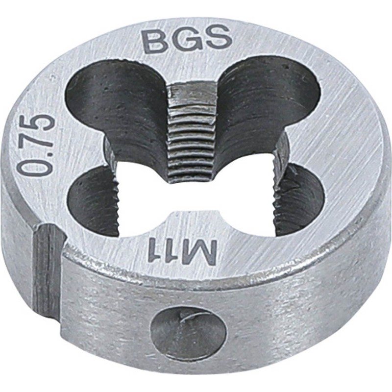 BGS Gewindeschneideisen M11 x 075 x 25 mm - 1900-M11X0.75-S