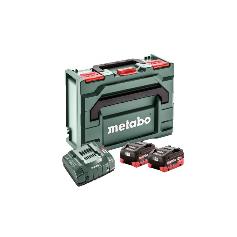 Metabo Basis-Set 2 x LiHD 8.0 Ah plus Ladegerät - 685131000