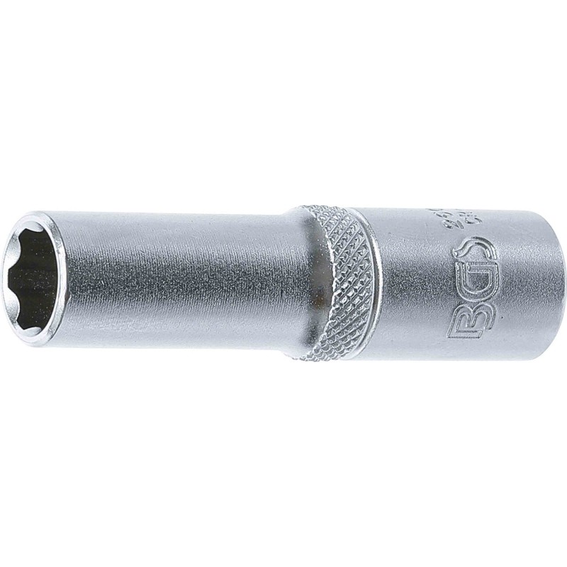 BGS Steckschlüssel-Einsatz Super Lock tief - Antrieb Innenvierkant 10 mm 3/8 - SW 10 mm - 2600